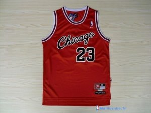 Maillot NBA Pas Cher Chicago Bulls Michael Jordan 23 Retro Rouge