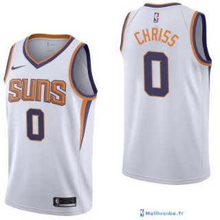 Maillot NBA Pas Cher Phoenix Suns Marquese Chriss 0 Blanc Association 2017/18