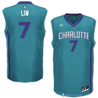 Maillot NBA Pas Cher Charlotte Hornets Jeremy Lin 7 Vert