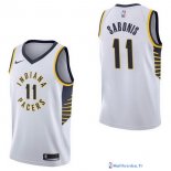 Maillot NBA Pas Cher Indiana Pacers Domantas Sabonis 11 Blanc Association 2017/18