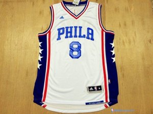 Maillot NBA Pas Cher Philadelphia Sixers Julius Erving 8 Blanc