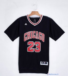 Maillot NBA Pas Cher Chicago Bulls Michael Jordan 23 Noir MC