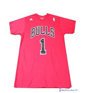 Maillot NBA Pas Cher ML Chicago Bulls Rose 1 Rouge