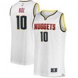 Denver Nuggets Bol Bol Fanatics Branded White Fast Break Replica Jersey - Association Edition