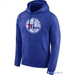 Sweat Capuche NBA Philadelphia Sixers Bleu