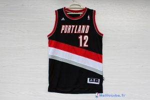 Maillot NBA Pas Cher Portland Trail Blazers LaMarcus Aldridge 12 Noir