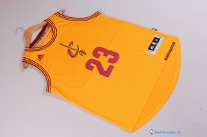 Maillot NBA Pas Cher Noël Cleveland Cavaliers Lebron 23 Jaune