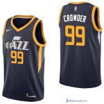 Maillot NBA Pas Cher Utah Jazz Jae Crowder 99 Marine Icon 2017/18