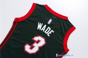 Maillot NBA Pas Cher Miami Heat Femme Dwyane Wadet 3 Noir