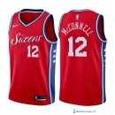 Maillot NBA Pas Cher Philadelphia Sixers T.J. McConnell 12 Rouge Statement 2017/18