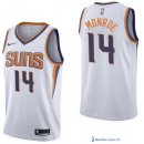 Maillot NBA Pas Cher Phoenix Suns Greg Monroe 14 Blanc Association 2017/18