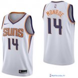 Maillot NBA Pas Cher Phoenix Suns Greg Monroe 14 Blanc Association 2017/18