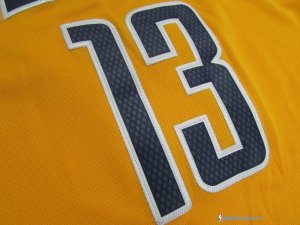 Maillot NBA Pas Cher Indiana Pacers Paul George 13 Jaune
