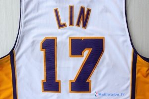 Maillot NBA Pas Cher Los Angeles Lakers Jeremy Lin 17 Blanc