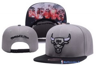 Bonnet NBA Chicago Bulls 2017 Gris 5