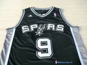 Maillot NBA Pas Cher San Antonio Spurs Tony Parker 9 Noir