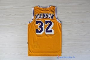 Maillot NBA Pas Cher Los Angeles Lakers Wesley Johnson 32 Jaune