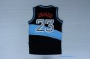 Maillot NBA Pas Cher Cleveland Cavaliers LeBron James 23 Retro Dentelle Noir