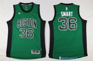 Maillot NBA Pas Cher Boston Celtics Marcus Smart 36 Vert Noir