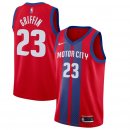 Nike Blake Griffin Red Detroit Pistons 2019/20 Finished Swingman Jersey – City Edition