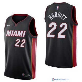 Maillot NBA Pas Cher Miami Heat Erik McCree 22 Noir Icon 2017/18