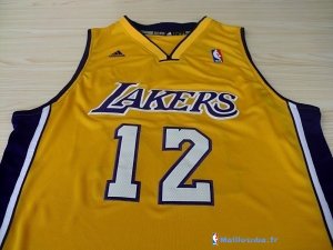 Maillot NBA Pas Cher Los Angeles Lakers Dwight Howard 12 Jaune