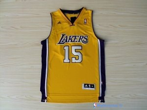 Maillot NBA Pas Cher Los Angeles Lakers Metta World 15 Peace Jaune