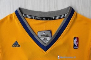 Maillot NBA Pas Cher Noël Golden State Curry 30 Jaune