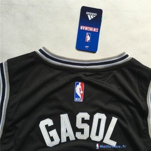 Maillot NBA Pas Cher San Antonio Spurs Pau Gasol 16 Noir