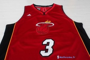 Maillot NBA Pas Cher Noël Miami Heat Dwyane 3 Rouge