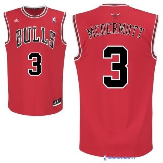 Maillot NBA Pas Cher Chicago Bulls Doug McDermott 3 Rouge