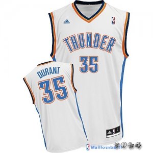 Maillot NBA Pas Cher Oklahoma City Thunder Blanc Kevin Durant 35