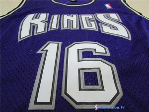 Maillot NBA Pas Cher Sacramento Kings Peja Stojakovic 16 Retro Pourpre