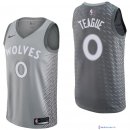 Maillot NBA Pas Cher Minnesota Timberwolves Jeff Teague 0 Nike Gris Ville 2017/18