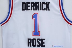 Maillot NBA Pas Cher All Star 2015 Derrick Rose 1 Blanc