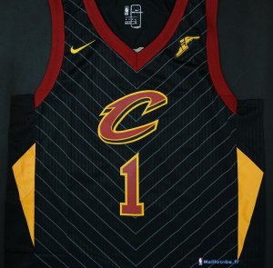 Maillot NBA Pas Cher Cleveland Cavaliers Derrick Rose 1 Noir 2017/18