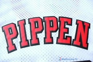 Maillot NBA Pas Cher Chicago Bulls Scottie Pippen 33 Blanc