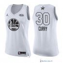 Maillot NBA Pas Cher All Star 2018 Femme Stephen Curry 30 Blanc