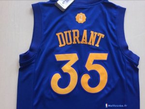 Maillot NBA Pas Cher Noël Golden State Warriors Kevin Durant 35 Bleu