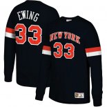 New York Knicks Patrick Ewing Mitchell & Ness Royal Name & Number Long Sleeve T-Shirt