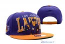 Bonnet NBA Los Angeles Lakers 2016 Pourpre Jaune 1