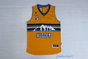 Maillot NBA Pas Cher Denver Nuggets Nate Robinson 5 Jaune