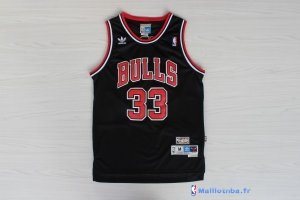 Maillot NBA Pas Cher Chicago Bulls Scottie Pippen 33 Noir