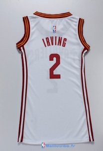 Maillot NBA Pas Cher Cleveland Cavaliers Femme Kyrie Irving 2 Blanc