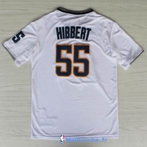 Maillot NBA Pas Cher Noël Indiana Pacers Hibbert 55 Blanc