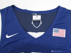 Maillot NBA Pas Cher USA 2016 Kevin Durant 5 Bleu