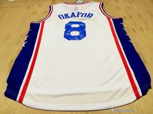 Maillot NBA Pas Cher Philadelphia Sixers Julius Erving 8 Blanc