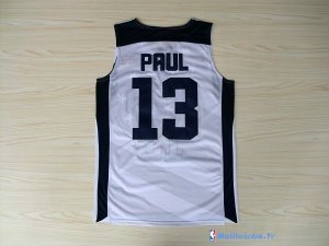 Maillot NBA Pas Cher USA 2012 Paul 13 Blanc