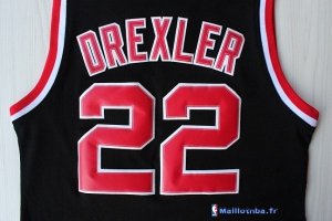 Maillot NBA Pas Cher Portland Trail Blazers Clyde Drexler 22 Noir