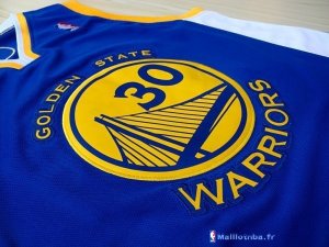Maillot NBA Pas Cher Golden State Warriors Stephen Curry 30 Bleu